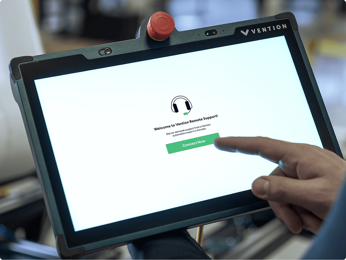 Vention Remote Support Access from the Pendant