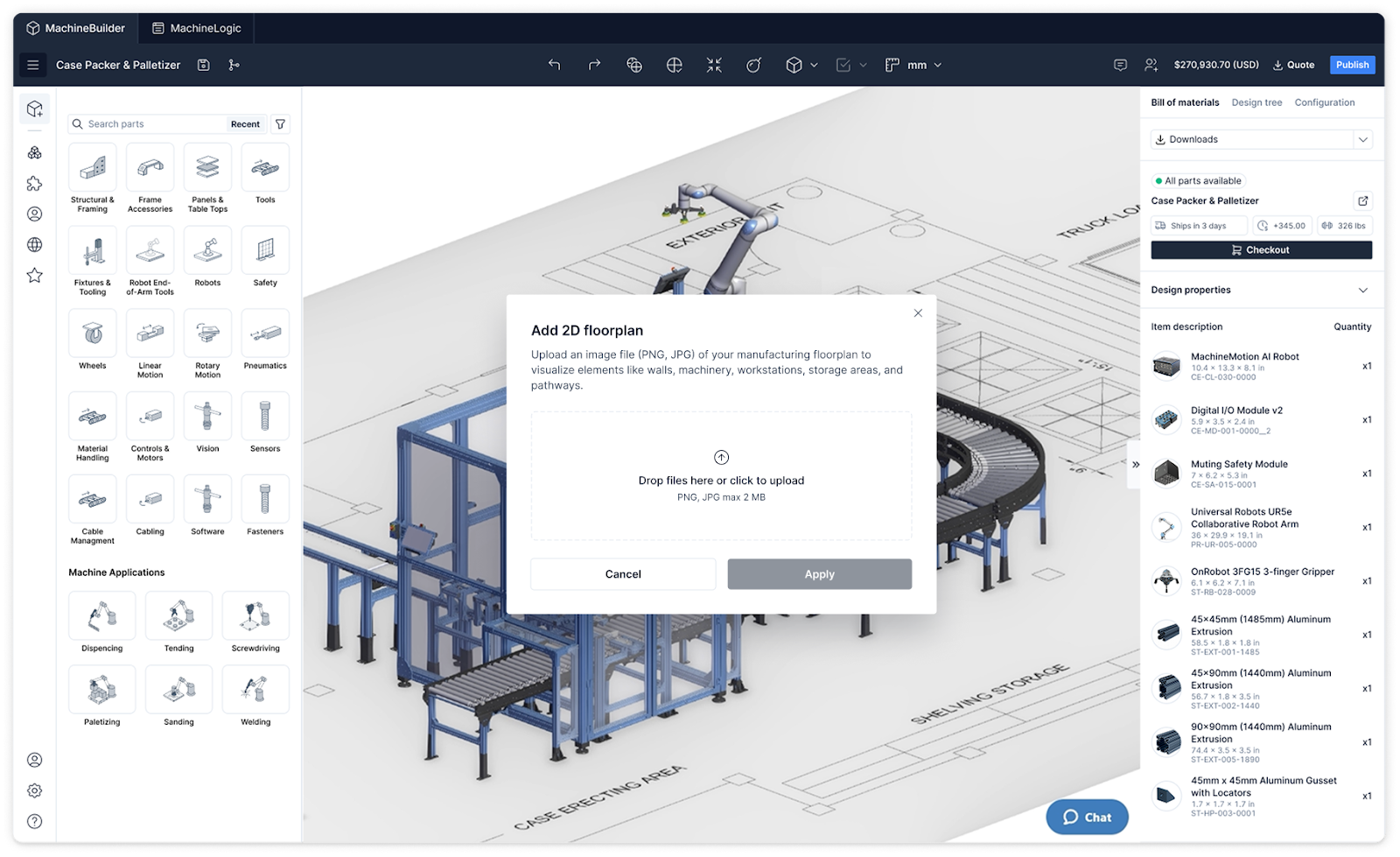 Import 2D Floor Plans
