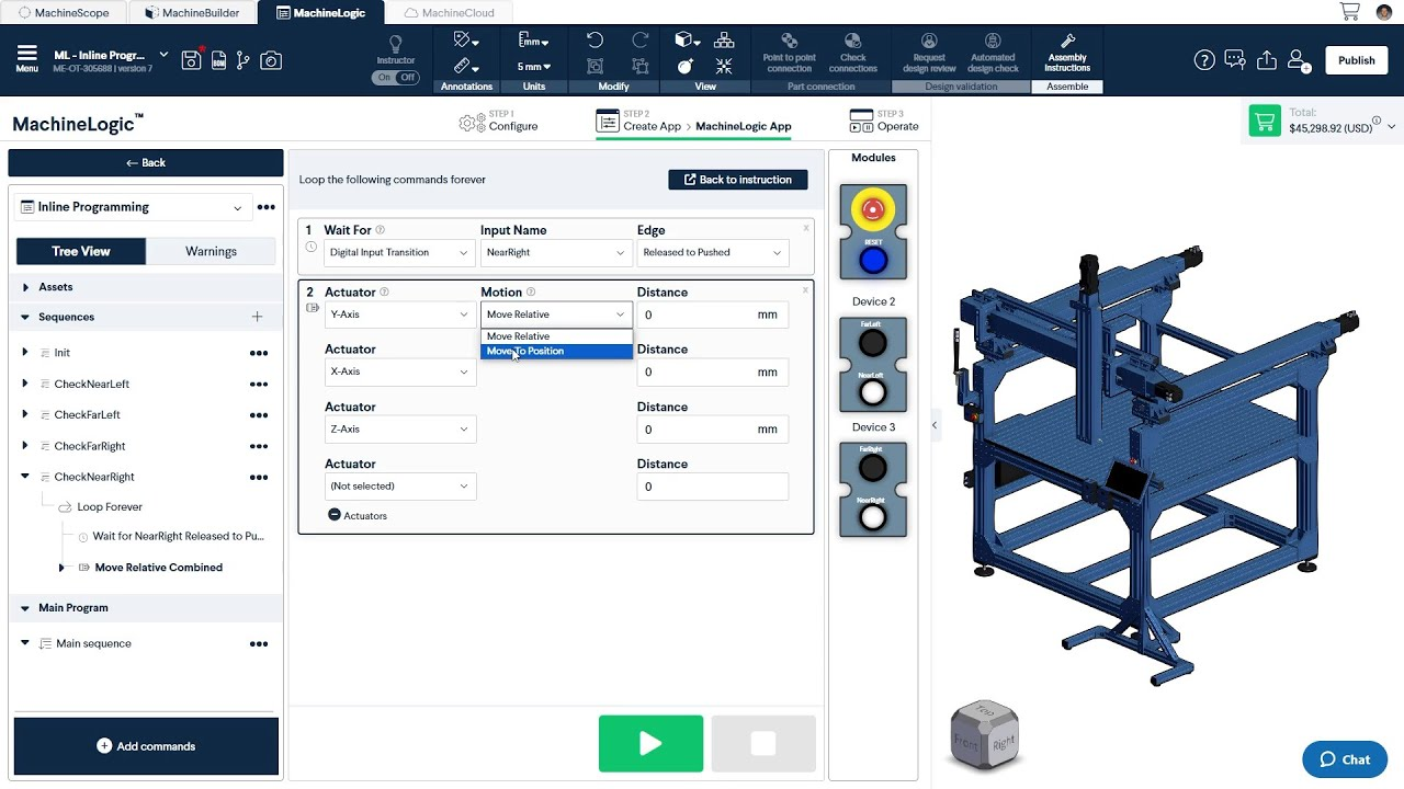 MachineLogic Example