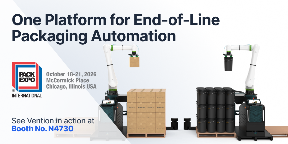 Vention Industrial Automation at Pack Expo 2026
