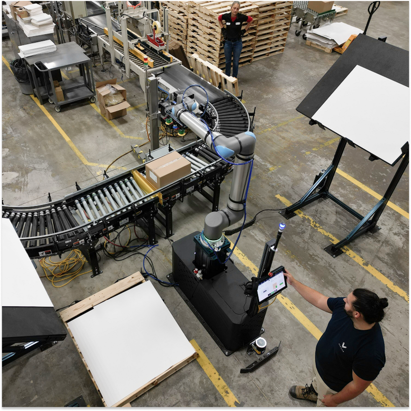 Produlith Increases Output and Employee Well-being with a Cobot Palletizer
