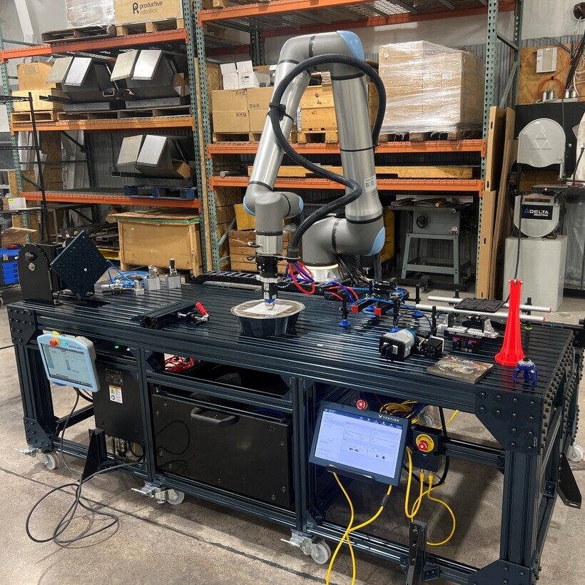Creating an Adaptable Automation Test Bed with a Plug-and-Play Cobot Cell