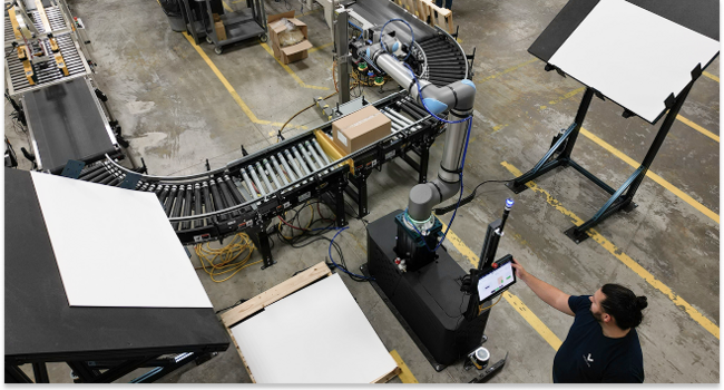 Produlith Increases Output and Employee Well-being with a Cobot Palletizer