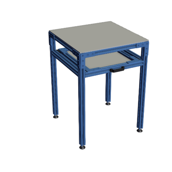 Station with drawer