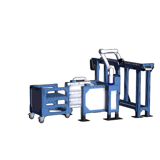 Lab mobile cart with Kinvoa